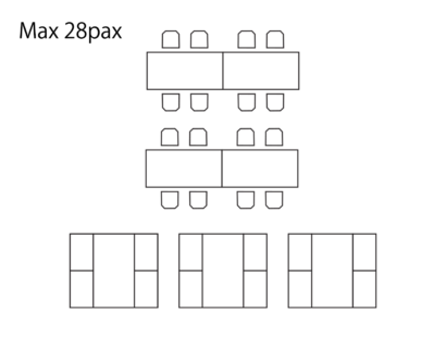 個室レイアウト_28en